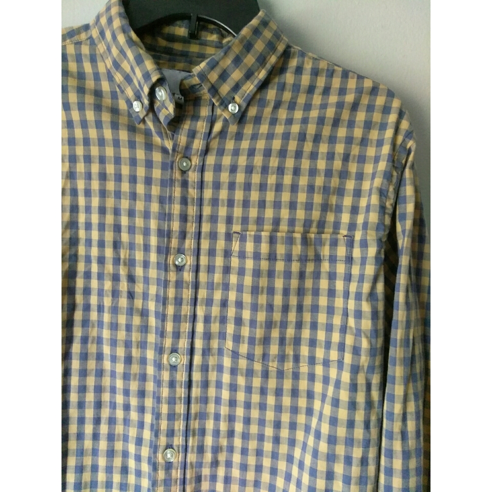Sonoma Orange Striped Button Down Shirt